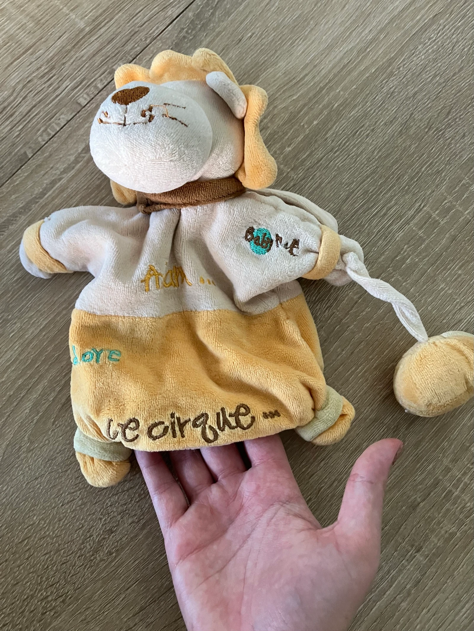 Peluche marionnette 